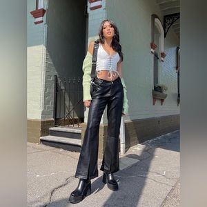 Princess Polly Caught a Vibe Ultra V PU Pants